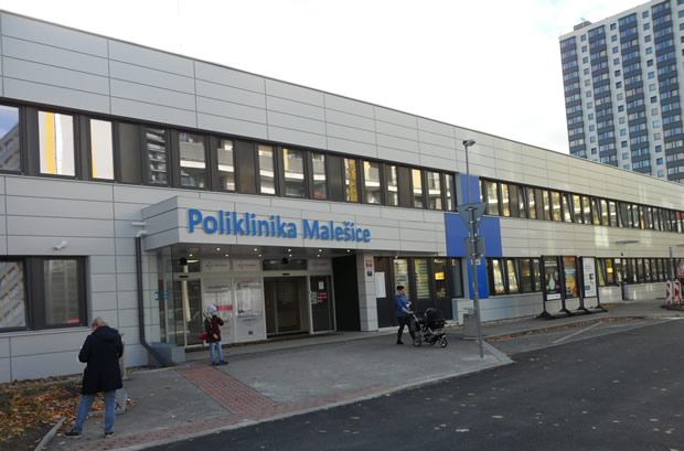 Poliklinika Malešice, Praha 10 - Malešice, Plaňanská 1